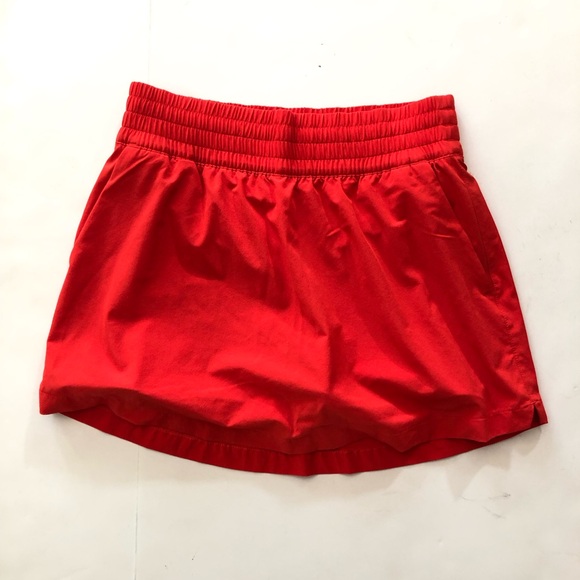 ATHLETA Weekender High Rise Run Skort Skirt Red Size Small - Picture 4 of 16